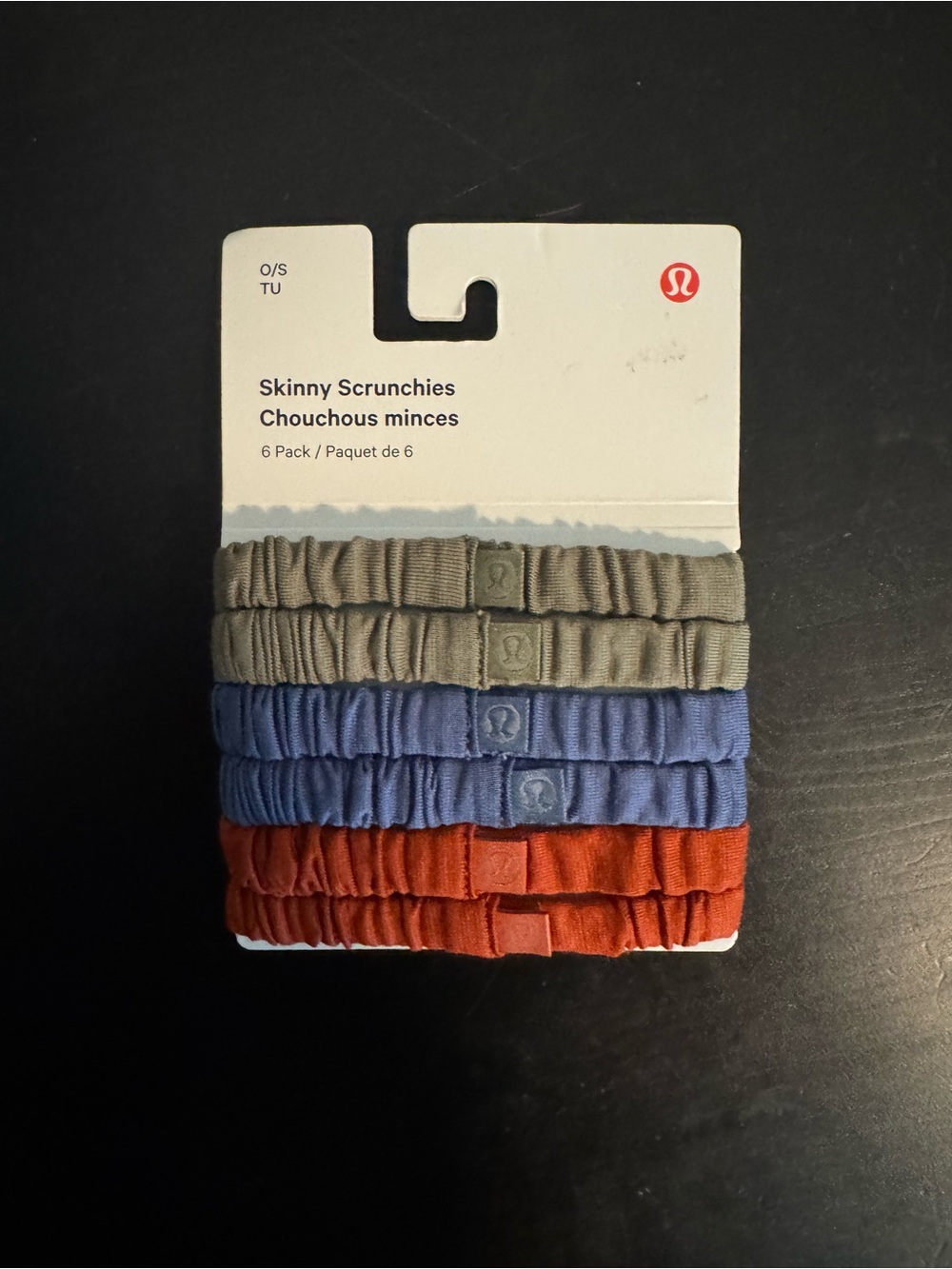 Lululemon Skinny Scrunchies 6 pack